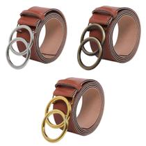 Kit Cintos Femininos Caramelo Tendência 2024 Argola Dupla