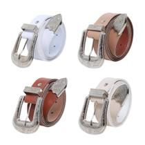 Kit Cintos Femininos Com Strass Country Cowboy Glitter Fino