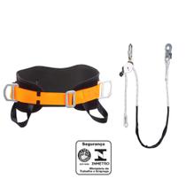 KIT Cinturão Abdominal + Talabarte De Posicionamento em Corda. KIT Cinturão Abdominal + Talabarte De Posicionamento em Corda.