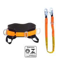 Kit Cinturão Abdominal + Talabarte De Posicionamento em Fita. Kit Cinturão Abdominal + Talabarte De Posicionamento em Fita.