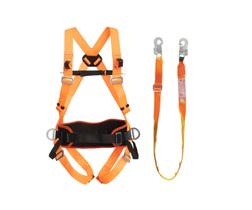 KIT Cinturão Paraquedista Mega 3 Pontos De Conexão + Talabarte De Posicionamento Em Fita - CA 46894 KIT Cinturão Paraquedista Mega 3 Pontos De Conexão + Talabarte De Posicionamento Em Fita - CA 46894