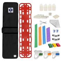 Kit Cipa com Prancha em Polietileno Vermelha Capa Preta Kit Cipa com Prancha em Polietileno Vermelha Capa Preta