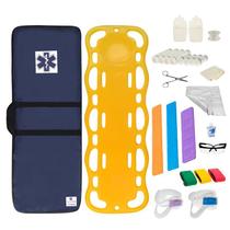 Kit Cipa Infantil com Prancha em Polietileno Amarela Capa Marinho Kit Cipa Infantil com Prancha em Polietileno Amarela Capa Marinho