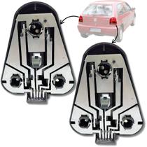 Kit circuito da lanterna traseira gol bola geração ii 1995 a 1999 soquete lado direito e esquerdo