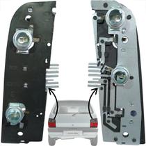 Kit circuito soquete lanterna traseira fiat uno 1984 a 2004 lado esquerdo e lado direito