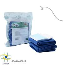Kit cirurgico paramentação 11 peças protdesc azul