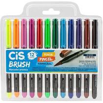 Kit Cis Brush pen Marcador Artístico Ponta pincel / WX GIFT