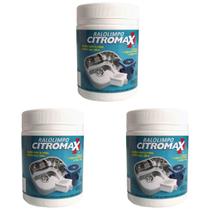 Kit Citromax - 03 Ralo Limpo 70g Tira Mau Cheiro Decompõe Esgostos Limpa Ralos e Fossas