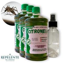 kit citronela 3l + spray grátis repelente natural