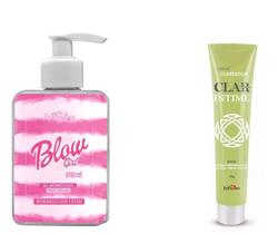 kit Clar Intime Creme Clareador 60G + Blow Girl Gel Sexo Oral 320Ml Hot Flowers kit Clar Intime Creme Clareador 60G + Blow Girl Gel Sexo Oral 320Ml Hot Flowers