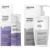 Kit Clareador Axilas e Virilha e Inibidor de Pelos Combate a Foliculite Hidrata Labotrat Dermo Skin