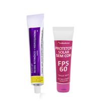Kit Clareador com Ácido Retinóico e Hidroquinona + Filtro Solar FPS 60 Toque Seco 30g