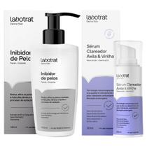 Kit Clareador E Inibidor De Pelos Corpo E Rosto Axila Virilha Dermoskin Labotrat Profissional