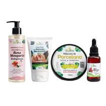 Kit Clareador Facial BioIlha Tratamento Natural para Clareamento de Manchas e Melasma