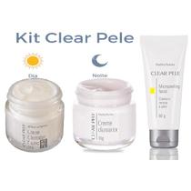Kit Clareador Facial Dia Facial Noturno Micropeeling Clear Pele Abelha Rainha