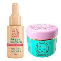 Kit Clareador Kokeshi Pele de Porcelana + Sérum Antimanchas