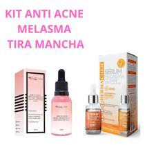 Kit Clareador Melasma Anti Acne Melaleuca Tira Manchas Cravo