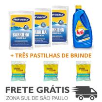 Kit Clarifica Piscinas Maxfloc HTH 1L +3 Barrilhas HidroAzul