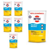 Kit Clarificante Maxfloc 6 Refis de 900ML Hth Kit Clarificante Maxfloc 6 Refis de 900ML Hth