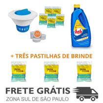 Kit Clarificante Maxfloc HTH 1L, 1+ Clorador e 23+ Pastilhas