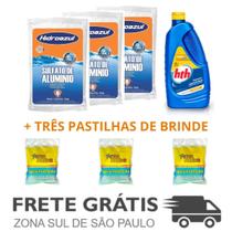 Kit Clarificante Maxfloc HTH 1L +3 Sulfatos +3 Pastilhas