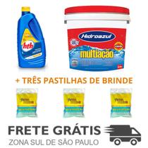 Kit Clarificante Maxfloc HTH 1L + Cloro Multiação 2,5 KG Kit Clarificante Maxfloc HTH 1L + Cloro Multiação 2,5 KG