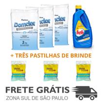 Kit Clarificante Maxfloc HTH + 3 Repositor Calcio, Pastilhas