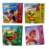 Kit: Clarinha A Vaca: A Importância De Cooperar + Fergus O Cavalo + O Sapo Não Lava O Pé! + Meu Pintinho Amarelinho Kit: Clarinha A Vaca: A Importância De Cooperar + Fergus O Cavalo + O Sapo Não Lava O Pé! + Meu Pintinho Amarelinho
