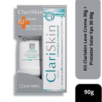 Kit Clariskin Leve Creme 30g + Protetor Solar Fps 30 60g
