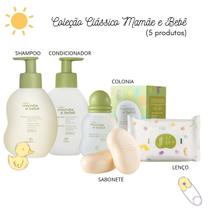 KIT Clássico Colônia Shampoo Condicionador Sabonete Barra e Lenço (5 produtos)