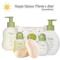 Kit Clássico Colonia Shampoo Condicionador Sabonete Oleo e Lenço (6 itens)