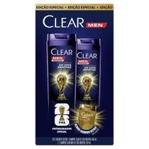 Kit Clear Men Ice Cool Menthol Fifa Shampoo 400ml e Shampoo 200ml