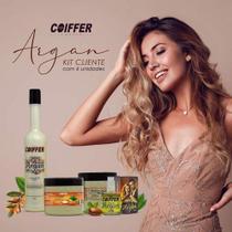 Kit Cliente Argan 4 passos Coiffer