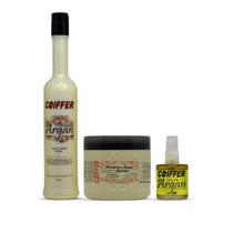 Kit Cliente Argan Coiffer (3 Unidades) Nutrição e Hidratação