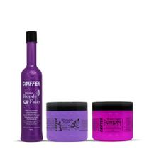 Kit Cliente Blonde Fairy Coiffer (3 Unidades) Matiza e Desamarela Kit Cliente Blonde Fairy Coiffer (3 Unidades) Matiza e Desamarela
