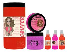 Kit Cliente Caracóis Crespos Caracóis Coiffer 6 Passos