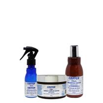 Kit Cliente Detox Anticaspa Coiffer (3un) Com Shampoo, Creme Capilar e Spray