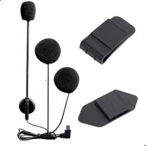 Kit Clip + Fone Microfone EJEAS USB-C Intercomunicador Capacete Moto V6 Pro+ Q8 Q7 MS20 V7 V4 Plus Kit Clip + Fone Microfone EJEAS USB-C Intercomunicador Capacete Moto V6 Pro+ Q8 Q7 MS20 V7 V4 Plus