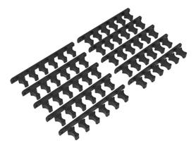 Kit Clip Pente Organizador Cabos E Fios Fixar Parede Segurar 12mm Kit Clip Pente Organizador Cabos E Fios Fixar Parede Segurar 12mm