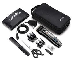 Kit Clipper Andis 24440 Select Cut de 5 velocidades com 10 unidades pretas Kit Clipper Andis 24440 Select Cut de 5 velocidades com 10 unidades pretas