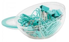Kit Clips e Prendedores de Papel Água Tilibra