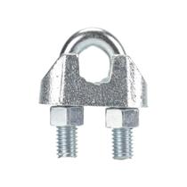 Kit Clips Grampo Leve para Cabo de Aço 1/8" 50 Unidades - FISCHER