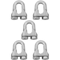 Kit Clips Grampo Para Cabo de Aço 1/2" 1,0006 (Com 5 unidades) - Nord Kit Clips Grampo Para Cabo de Aço 1/2" 1,0006 (Com 5 unidades) - Nord