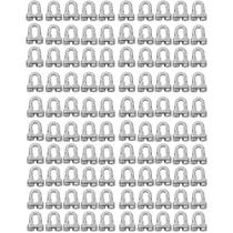 Kit Clips Grampo Para Cabo de Aço 1/4'' 1,0003 (Com 100 Unidades) - Nord Kit Clips Grampo Para Cabo de Aço 1/4'' 1,0003 (Com 100 Unidades) - Nord