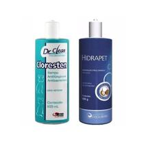 kit Cloresten Shampoo 500ml + Hidrapet Creme 500g