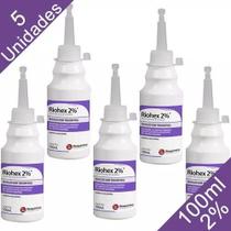 Kit Clorexidina 2% Degermante 100ml 5 Unidades Kit Clorexidina 2% Degermante 100ml 5 Unidades