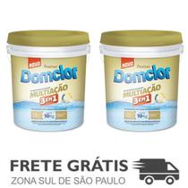 Kit Cloro 2 Baldes Multiação 3 em 1 Piscina 10 Kg - Domclor Kit Cloro 2 Baldes Multiação 3 em 1 Piscina 10 Kg - Domclor
