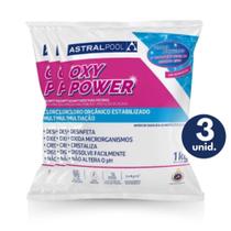 Kit cloro oxypower 3 unidades 1kg 5 em 1 multiação - astralpool fluidra