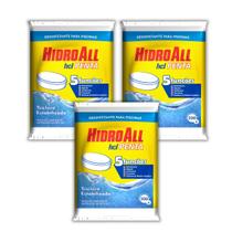 Kit Cloro Pastilha Hcl Penta 5 Em 1 Hidroall 3 Unidades 200g Kit Cloro Pastilha Hcl Penta 5 Em 1 Hidroall 3 Unidades 200g