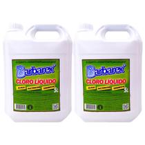 Kit Cloro Sódio 5% 5 Litros 02 Unidades Barbarex Kit Cloro Sódio 5% 5 Litros 02 Unidades Barbarex